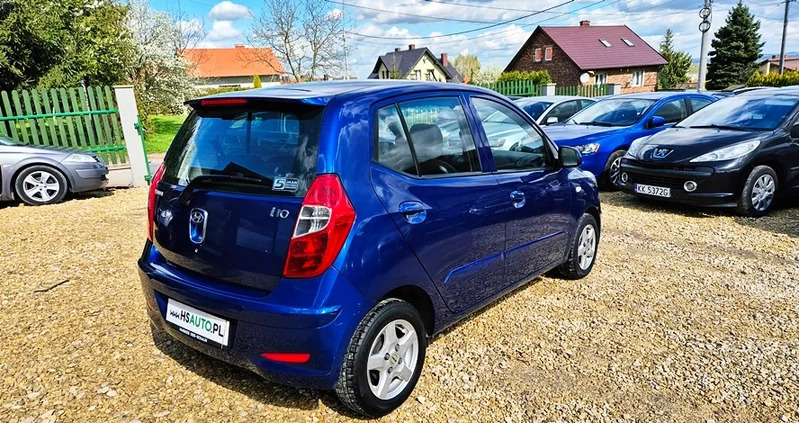 Hyundai i10 cena 14900 przebieg: 160000, rok produkcji 2012 z Głuszyca małe 781